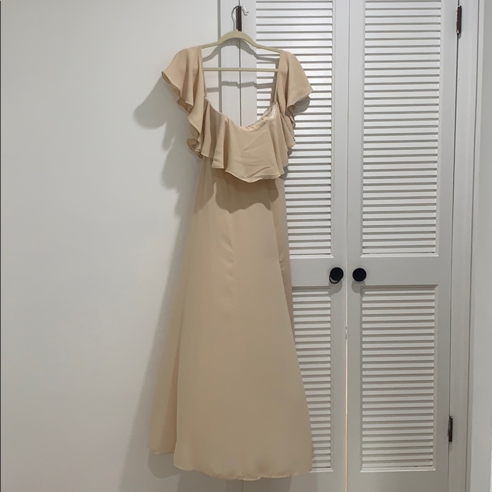 Off the shoulder formal dress